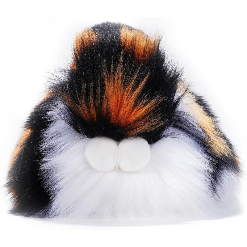 Cat Purse, Large Calico Cat Plush Shoulder Bag – Realistic Design, Soft and Fluffy – Wear as Crossbody, Handheld Purse, or Shoulder Bag – Unique Gift for Cat Lovers