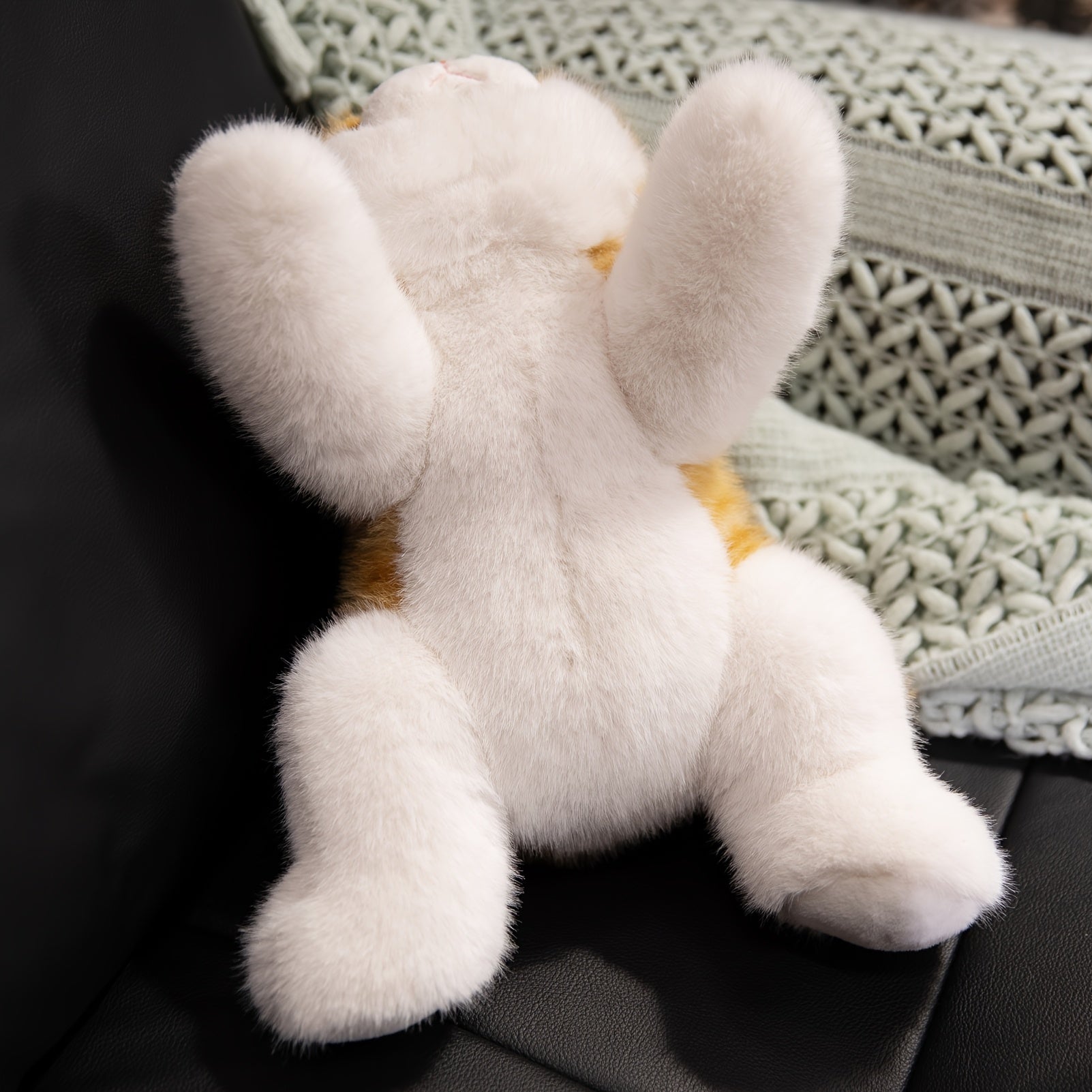 Adorable Cat Plush Toy Ultra-Soft Stuffed Animals Grey\u002FBlack\u002FTabby\u002FCalico Designs for Nursery Decor & Cat Lover Gifts