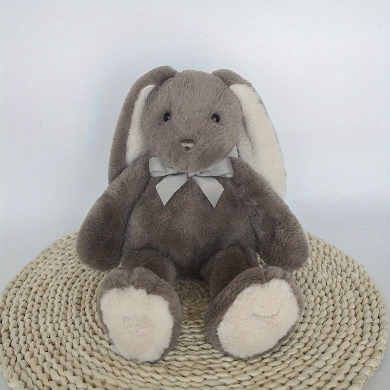 WOOFABLE Giant 42cm\u002F16.54in Plush Rabbit Stuffed Animal - Soft Huggable Cute Bunny with Fluffy Ears & Paws, Bedtime Companion, Christmas\u002FHalloween\u002F Birthday Gift for & (Unisex), Christmas Decor