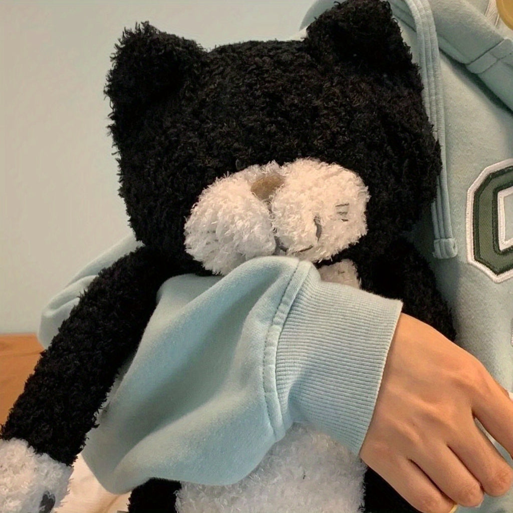 Chami Cat Doll Plush Toy, Sleeping Cat Plushie, Children's Day and Birthday Gift