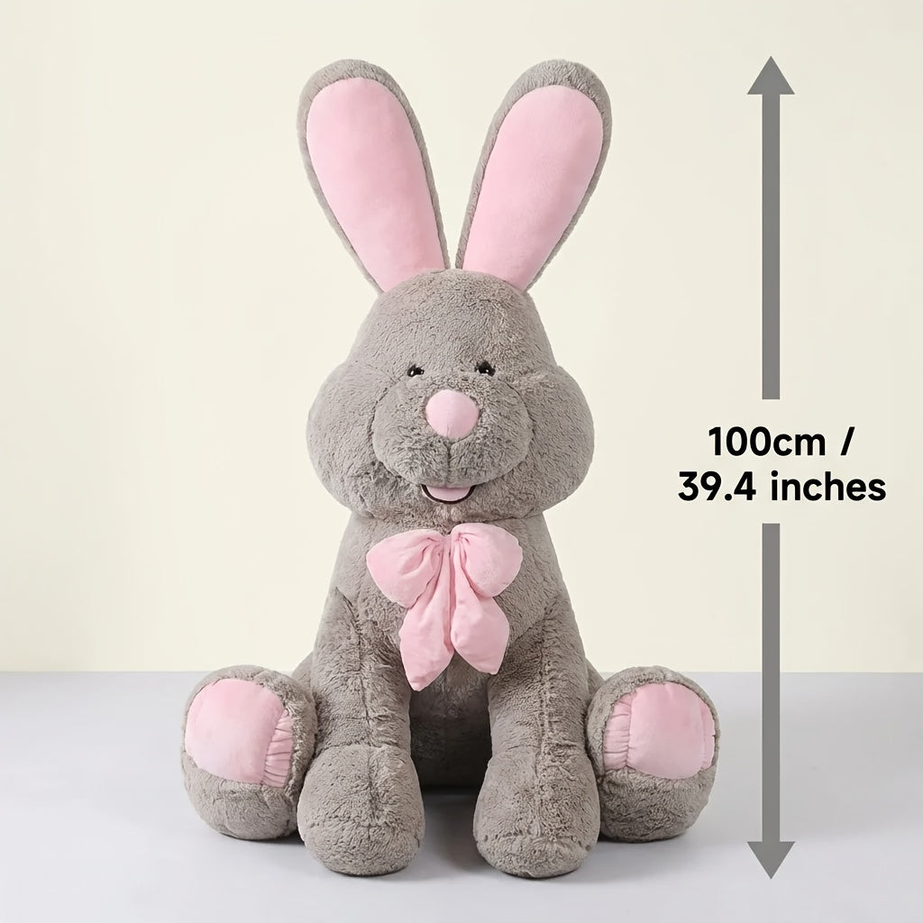 Sitting Posture Bonnie Rabbit Plushies • Easter Stuffed Animal Toy • Cute and Soft Rabbit with Long Ears • Suitable for Home Decoration, Boys and Girls • Christmas, Halloween, Birthday, Easter, Valentine's Day Gifts