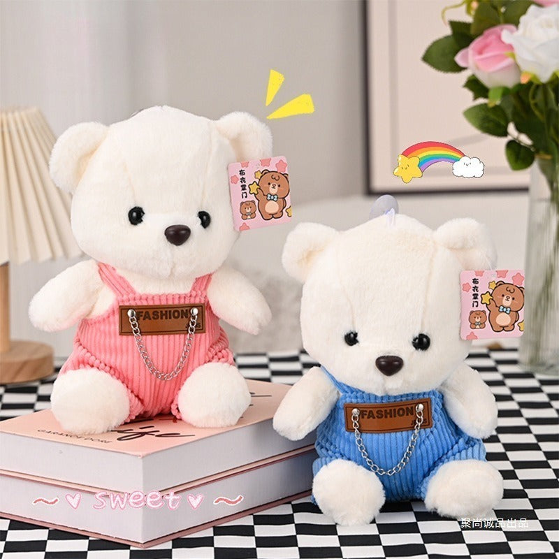 1pc a 9.84-Inch Adorable Bear Plush Toy, Made of Soft Polyester, Decor, Gifts for Pets, Photography Props, And Cuddly Play, Suitable for All Dog Breeds
