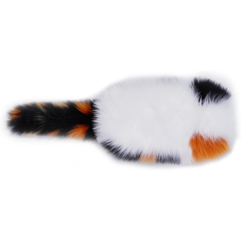 Cat Purse, Large Calico Cat Plush Shoulder Bag – Realistic Design, Soft and Fluffy – Wear as Crossbody, Handheld Purse, or Shoulder Bag – Unique Gift for Cat Lovers