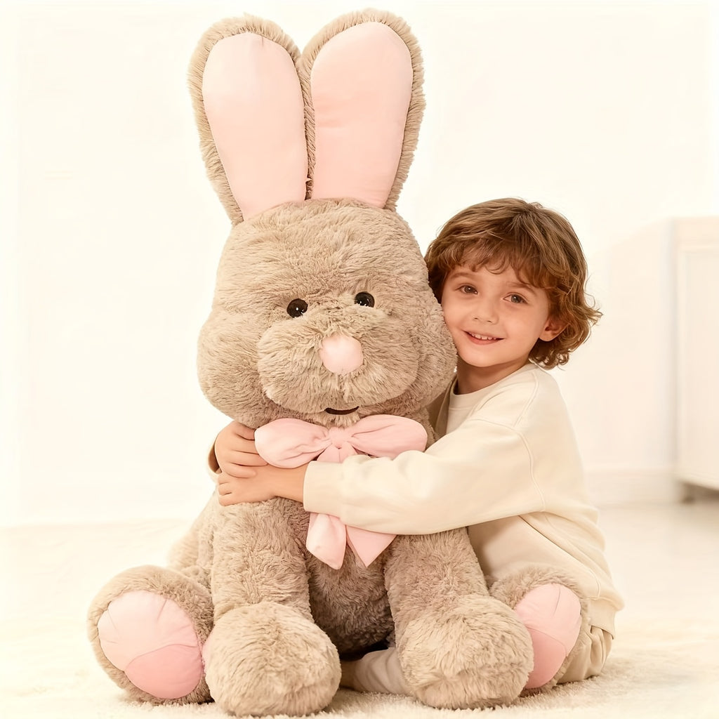 Sitting Posture Bonnie Rabbit Plushies • Easter Stuffed Animal Toy • Cute and Soft Rabbit with Long Ears • Suitable for Home Decoration, Boys and Girls • Christmas, Halloween, Birthday, Easter, Valentine's Day Gifts
