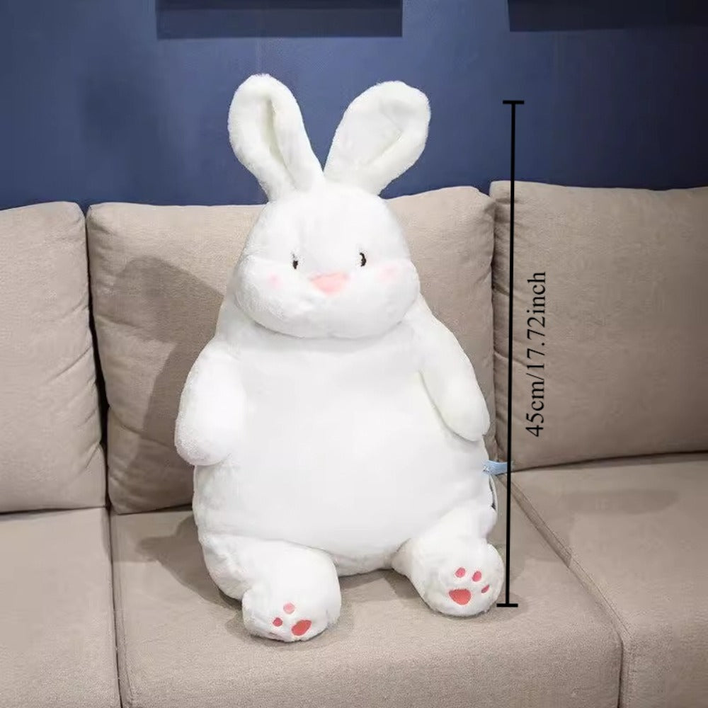 Plush Toy of a Soft, Fluffy, And Chubby Rabbit, Perfect for Dog Breeds - Safe And Non-Toxic, a Cuddly Gift for Puppies And Dogs, Ideal for Indoor Play,, And an Easter Gift for Your Dog