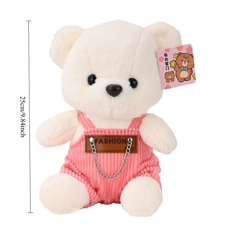 1pc a 9.84-Inch Adorable Bear Plush Toy, Made of Soft Polyester, Decor, Gifts for Pets, Photography Props, And Cuddly Play, Suitable for All Dog Breeds