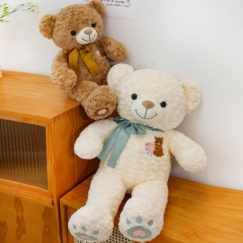 1pc 55cm\u002F 21.65in Cute Teddy Bear Doll | Polyester Plush Pet Toy, Photography Prop, Accessory, Playful Design, Fantasy, High-Quality Realistic Plush Pet Doll, Suitable for All Breed Sizes