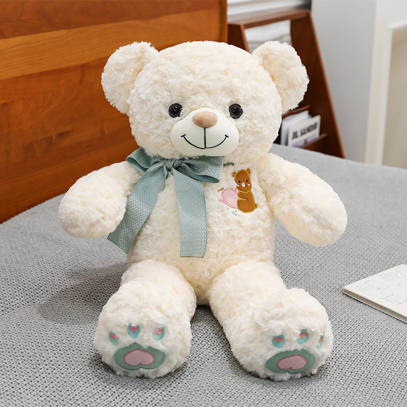1pc 55cm\u002F 21.65in Cute Teddy Bear Doll | Polyester Plush Pet Toy, Photography Prop, Accessory, Playful Design, Fantasy, High-Quality Realistic Plush Pet Doll, Suitable for All Breed Sizes