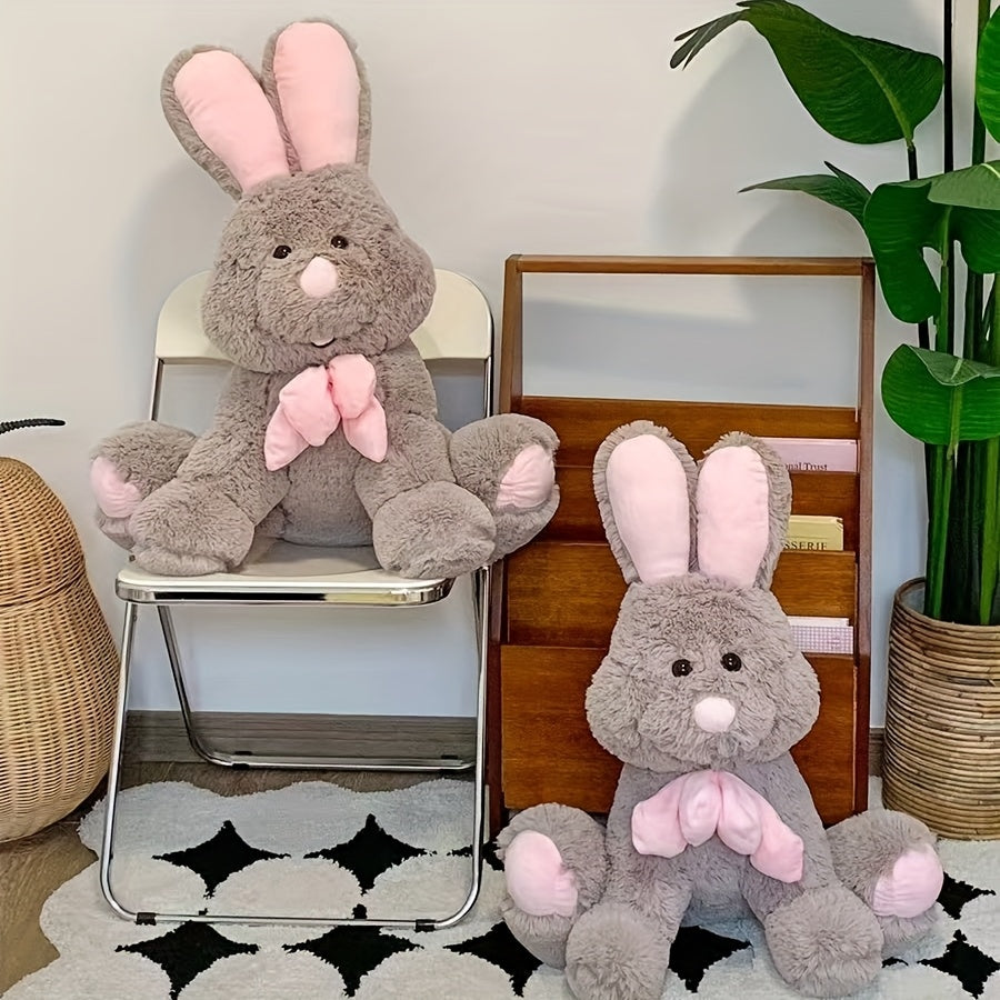 Sitting Posture Bonnie Rabbit Plushies • Easter Stuffed Animal Toy • Cute and Soft Rabbit with Long Ears • Suitable for Home Decoration, Boys and Girls • Christmas, Halloween, Birthday, Easter, Valentine's Day Gifts
