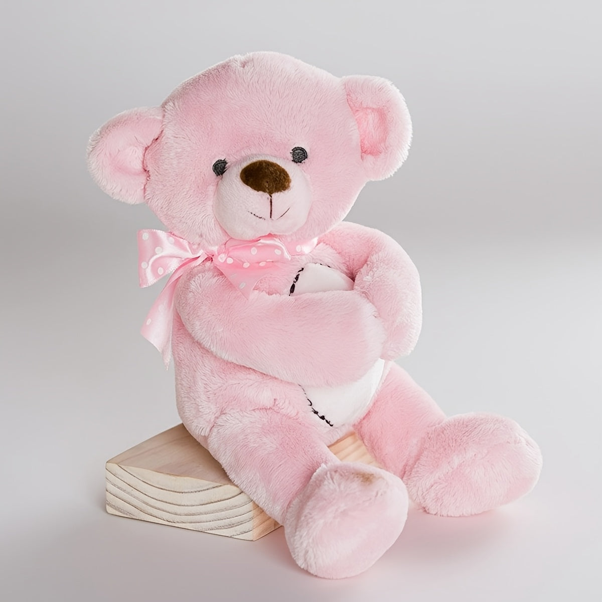 Cute 24Cm Teddy Bear Plush Toy, a Lovely Animal Pillow, Perfect As a Birthday Gift for Girls