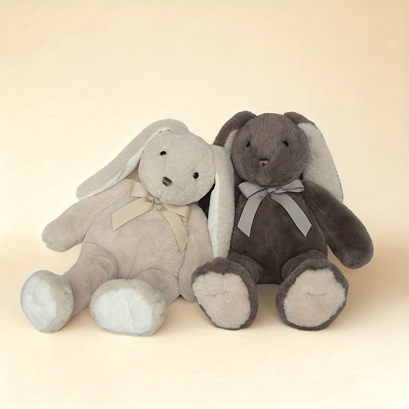 WOOFABLE Giant 42cm\u002F16.54in Plush Rabbit Stuffed Animal - Soft Huggable Cute Bunny with Fluffy Ears & Paws, Bedtime Companion, Christmas\u002FHalloween\u002F Birthday Gift for & (Unisex), Christmas Decor