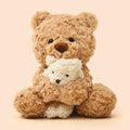 Teddy Bear Plush Toy Cute Teddy Bear Plush Toy Cartoon Bear Holding A Little\u002FMini Bear Dolls Funny Soft Stuffed Interactive Doll Cozy Home Sofa Decor Plush for Bedroom Desk Decoration Items Gift for Family and Friends